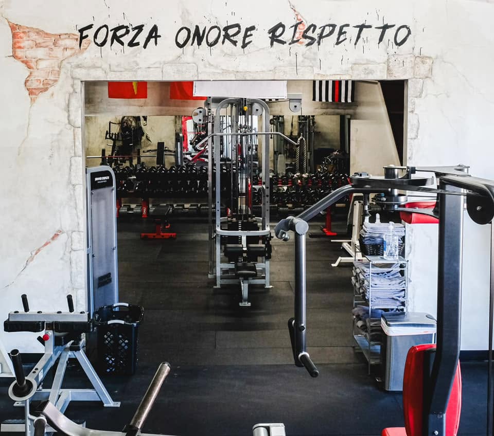 Strength and conditioning area at Iron Colosseum